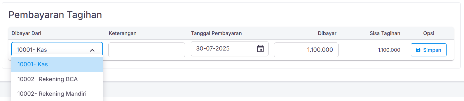 pembayaranbayar tagihan